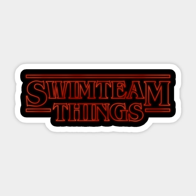 Swim Team Things Sticker by THINGS_and_THANGS